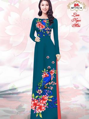 Vải Áo Dài Chim Công Kiểu Mới AD MT174 23 1614923368 342 Vai Ao Dai Chim Cong Kieu Moi AD MT174
