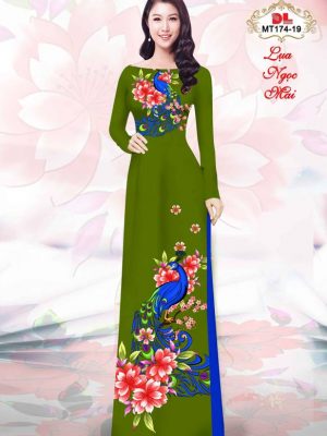 Vải Áo Dài Chim Công Kiểu Mới AD MT174 25 1614923368 540 Vai Ao Dai Chim Cong Kieu Moi AD MT174