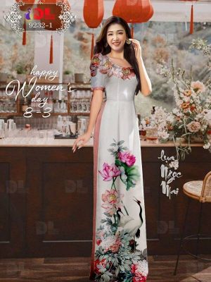 1614986291 621 Vai Ao Dai Hoa Sen Thiet Ke 2021 AD DL9232