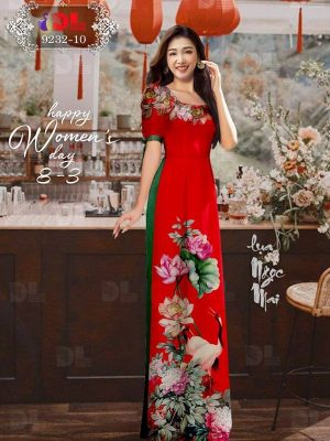 1614986293 721 Vai Ao Dai Hoa Sen Thiet Ke 2021 AD DL9232