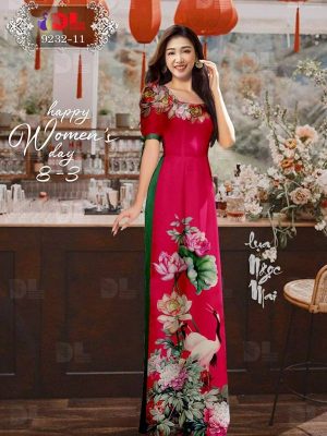 1614986293 970 Vai Ao Dai Hoa Sen Thiet Ke 2021 AD DL9232