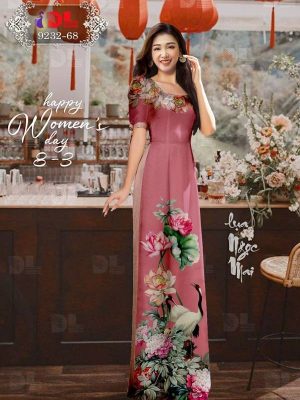 1614986296 266 Vai Ao Dai Hoa Sen Thiet Ke 2021 AD DL9232