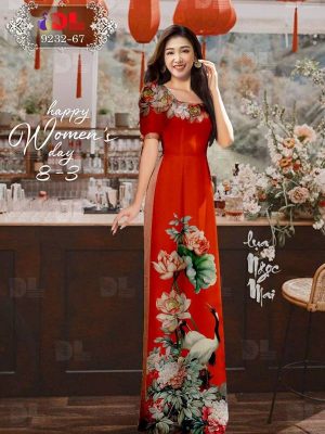 1614986296 270 Vai Ao Dai Hoa Sen Thiet Ke 2021 AD DL9232