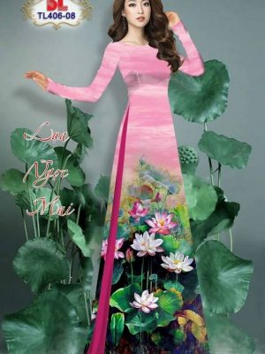 1614986524 56 Vai Ao Dai Hoa Sen Moi Ra AD TL406