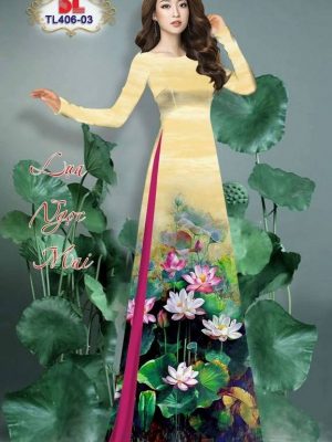 1614986525 65 Vai Ao Dai Hoa Sen Moi Ra AD TL406