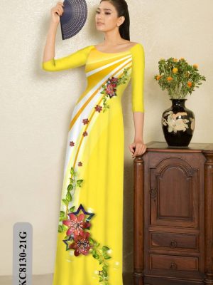 Vải Áo Dài Hoa In 3D Mới Ra AD KC8130 21 1615190589 509 Vai Ao Dai Hoa In 3D Moi Ra AD KC8130