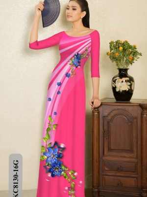 Vải Áo Dài Hoa In 3D Mới Ra AD KC8130 19 1615190589 8 Vai Ao Dai Hoa In 3D Moi Ra AD KC8130