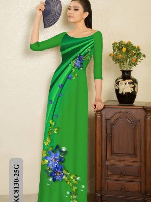 Vải Áo Dài Hoa In 3D Mới Ra AD KC8130 22 1615190590 309 Vai Ao Dai Hoa In 3D Moi Ra AD KC8130