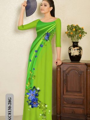 Vải Áo Dài Hoa In 3D Mới Ra AD KC8130 23 1615190590 857 Vai Ao Dai Hoa In 3D Moi Ra AD KC8130