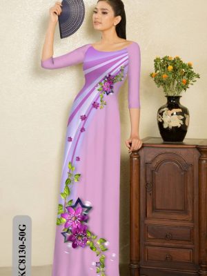 Vải Áo Dài Hoa In 3D Mới Ra AD KC8130 29 1615190591 618 Vai Ao Dai Hoa In 3D Moi Ra AD KC8130