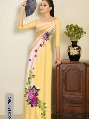 Vải Áo Dài Hoa In 3D Mới Ra AD KC8130 31 1615190592 301 Vai Ao Dai Hoa In 3D Moi Ra AD KC8130