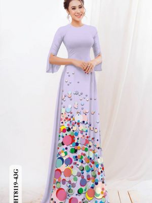 Vải Áo Dài Chấm Bi Vừa Ra AD HT8119 19 1615192897 205 Vai Ao Dai Cham Bi Vua Ra AD HT8119