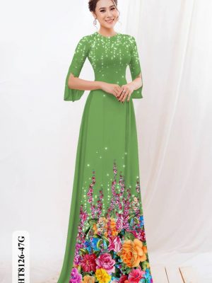 Vải Áo Dài Hoa Hồng Độc Đáo AD HT8126 21 1615193803 373 Vai Ao Dai Hoa Hong Doc Dao AD HT8126