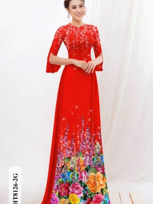 Vải Áo Dài Hoa Hồng Độc Đáo AD HT8126 31 1615193805 208 Vai Ao Dai Hoa Hong Doc Dao AD HT8126