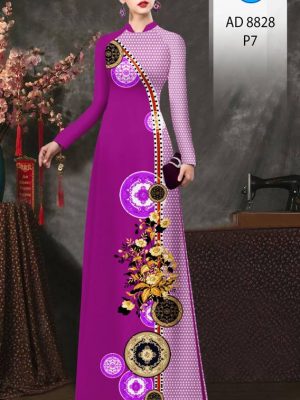 Vải Áo Dài Hoa In 3D Vừa Ra AD 8828 34 1615194808 302 Vai Ao Dai Hoa In 3D Vua Ra AD 8828