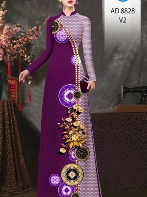 Vải Áo Dài Hoa In 3D Vừa Ra AD 8828 35 1615194808 529 Vai Ao Dai Hoa In 3D Vua Ra AD 8828
