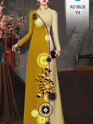 Vải Áo Dài Hoa In 3D Vừa Ra AD 8828 39 1615194809 599 Vai Ao Dai Hoa In 3D Vua Ra AD 8828