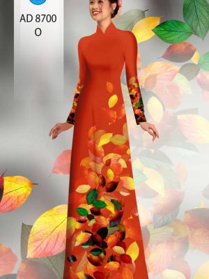 Vải Áo Dài In Hình Lá Kiểu Mới AD 8700 25 1615200229 673 Vai Ao Dai In Hinh La Kieu Moi AD 8700