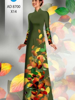 Vải Áo Dài In Hình Lá Kiểu Mới AD 8700 32 1615200230 660 Vai Ao Dai In Hinh La Kieu Moi AD 8700