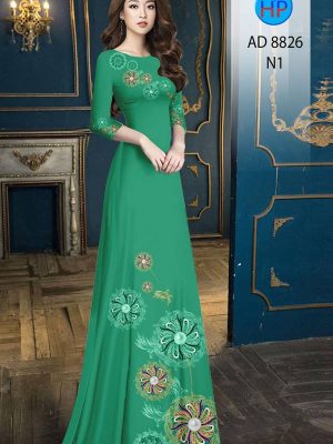 Vải Áo Dài Hoa In 3D Độc Đáo AD 8826 20 1615200355 218 Vai Ao Dai Hoa In 3D Doc Dao AD 8826