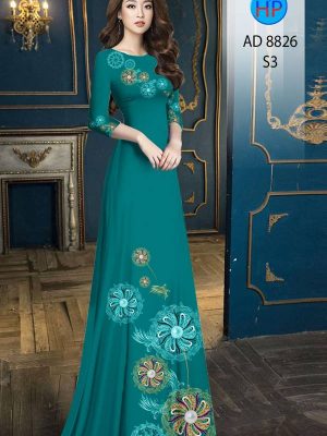 Vải Áo Dài Hoa In 3D Độc Đáo AD 8826 24 1615200356 998 Vai Ao Dai Hoa In 3D Doc Dao AD 8826