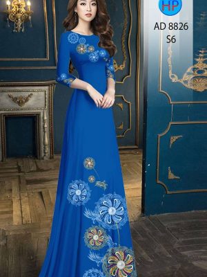 Vải Áo Dài Hoa In 3D Độc Đáo AD 8826 27 1615200358 14 Vai Ao Dai Hoa In 3D Doc Dao AD 8826