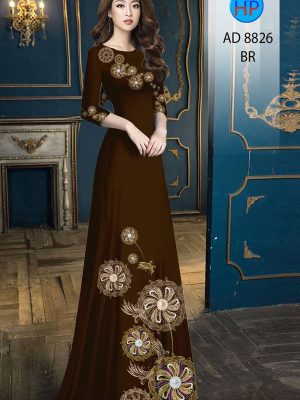Vải Áo Dài Hoa In 3D Độc Đáo AD 8826 32 1615200359 910 Vai Ao Dai Hoa In 3D Doc Dao AD 8826
