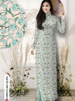 Vải Áo Dài Hoa Đều Độc Đáo AD GH8115 17 1615200795 869 Vai Ao Dai Hoa Deu Doc Dao AD GH8115
