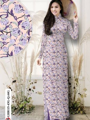 Vải Áo Dài Hoa Đều Độc Đáo AD GH8115 18 1615200796 992 Vai Ao Dai Hoa Deu Doc Dao AD GH8115