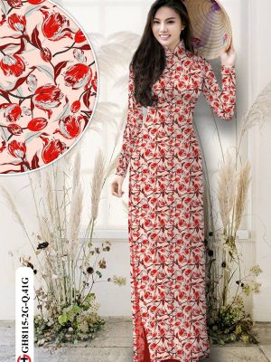 Vải Áo Dài Hoa Đều Độc Đáo AD GH8115 28 1615200798 483 Vai Ao Dai Hoa Deu Doc Dao AD GH8115