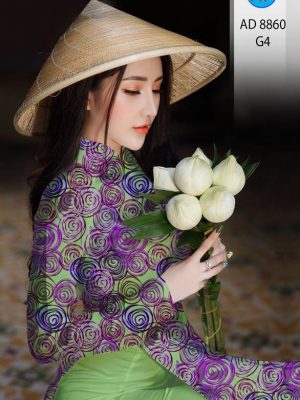 Vải Áo Dài Hoa Hồng Đều Kiểu Mới AD 8860 26 1615201244 522 Vai Ao Dai Hoa Hong Deu Kieu Moi AD 8860