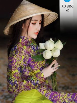 Vải Áo Dài Hoa Hồng Đều Kiểu Mới AD 8860 25 1615201244 717 Vai Ao Dai Hoa Hong Deu Kieu Moi AD 8860