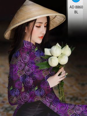Vải Áo Dài Hoa Hồng Đều Kiểu Mới AD 8860 28 1615201244 759 Vai Ao Dai Hoa Hong Deu Kieu Moi AD 8860