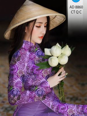 Vải Áo Dài Hoa Hồng Đều Kiểu Mới AD 8860 30 1615201245 266 Vai Ao Dai Hoa Hong Deu Kieu Moi AD 8860