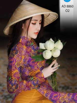 Vải Áo Dài Hoa Hồng Đều Kiểu Mới AD 8860 33 1615201246 693 Vai Ao Dai Hoa Hong Deu Kieu Moi AD 8860