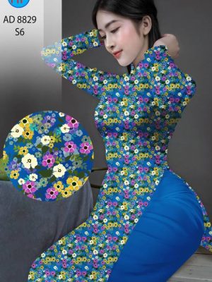 Vải Áo Dài Hoa Nhí Thiết Kế 2021 AD 8829 22 1615201818 2 Vai Ao Dai Hoa Nhi Thiet Ke 2021 AD 8829