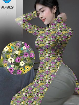 Vải Áo Dài Hoa Nhí Thiết Kế 2021 AD 8829 34 1615201820 40 Vai Ao Dai Hoa Nhi Thiet Ke 2021 AD 8829