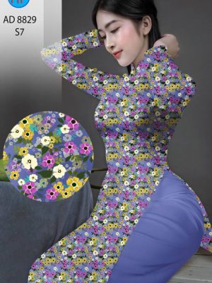 Vải Áo Dài Hoa Nhí Thiết Kế 2021 AD 8829 31 1615201820 781 Vai Ao Dai Hoa Nhi Thiet Ke 2021 AD 8829