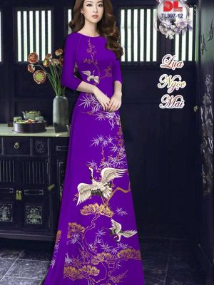 Vải Áo Dài Chim Hạc Kiểu Mới AD TL397 19 1615351718 125 Vai Ao Dai Chim Hac Kieu Moi AD TL397