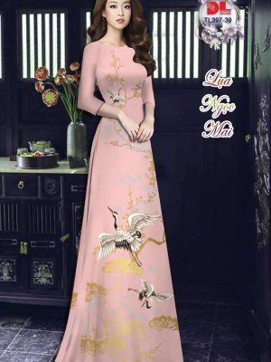 Vải Áo Dài Chim Hạc Kiểu Mới AD TL397 28 1615351721 223 Vai Ao Dai Chim Hac Kieu Moi AD TL397