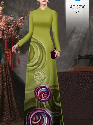 1615360107 899 Vai Ao Dai Hoa Van Doc Dao AD 8730
