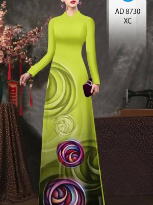 1615360107 8 Vai Ao Dai Hoa Van Doc Dao AD 8730