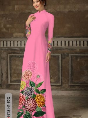 1615361084 11 Vai Ao Dai Hoa Cuc Dai Doa Vua Ra AD