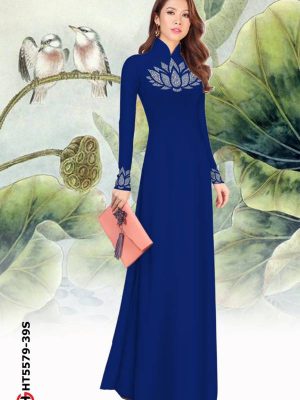 1615362146 30 Vai Ao Dai Hoa Sen Doc Dao AD HT5579