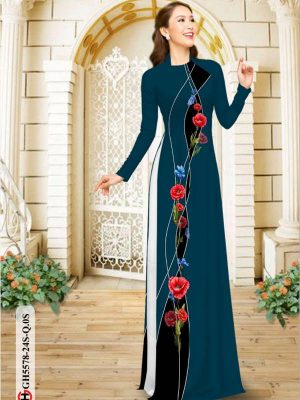 Vải Áo Dài Hoa In 3D Vừa Ra AD GH5578 22 1615362312 855 Vai Ao Dai Hoa In 3D Vua Ra AD GH5578