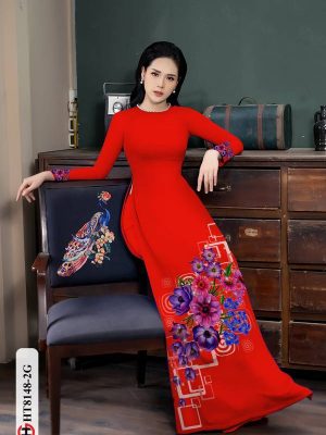 Vải Áo Dài Hoa In 3D Thiết Kế 2021 AD HT8148 18 1615433066 250 Vai Ao Dai Hoa In 3D Thiet Ke 2021 AD