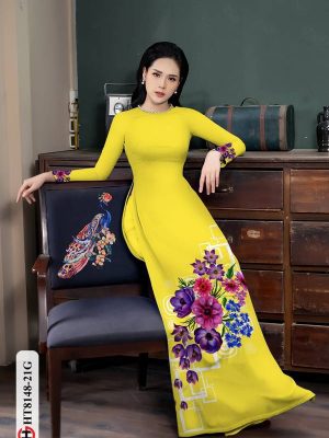 Vải Áo Dài Hoa In 3D Thiết Kế 2021 AD HT8148 22 1615433067 136 Vai Ao Dai Hoa In 3D Thiet Ke 2021 AD