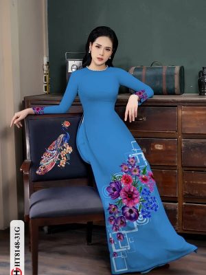 Vải Áo Dài Hoa In 3D Thiết Kế 2021 AD HT8148 19 1615433067 444 Vai Ao Dai Hoa In 3D Thiet Ke 2021 AD