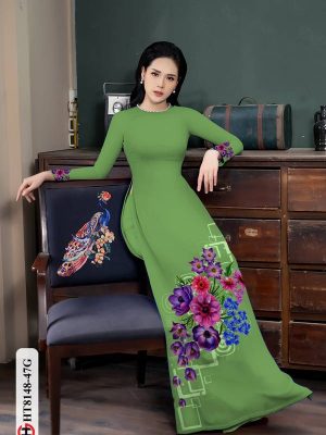 Vải Áo Dài Hoa In 3D Thiết Kế 2021 AD HT8148 21 1615433067 79 Vai Ao Dai Hoa In 3D Thiet Ke 2021 AD