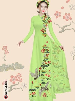 Vải Áo Dài Hoa Và Chim Độc Đáo AD KC5564 22 1615474124 560 Vai Ao Dai Hoa Va Chim Doc Dao AD KC5564